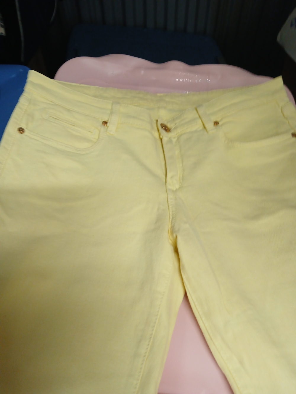 BCBGMaxAzria Bright Yellow Women's Jeans